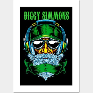 DIGGY SIMMONS BAND MERCHANDISE Posters and Art